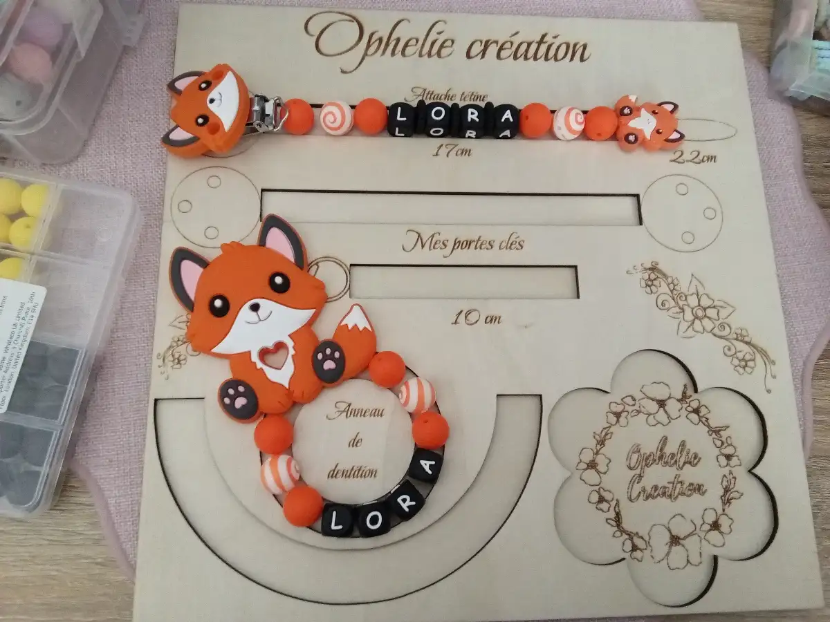 Attache Tétine et Anneau de dentition